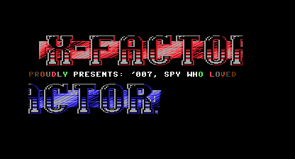Spy who loved -1 Title Screen